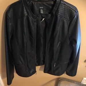 Short leather spring Jacket